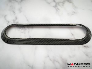 Alfa Romeo Giulia Air Conditioning Dash Bezel - Carbon Fiber - Pre '20 - Feroce Carbon 
